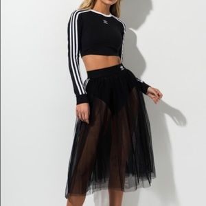 Adidas tulle skirt NWTs size Small